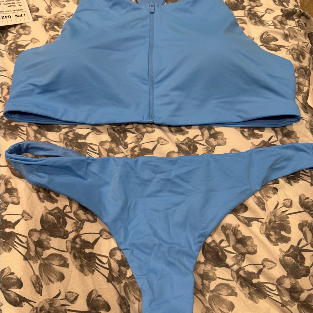 Fabletics Light Blue Bikini Set